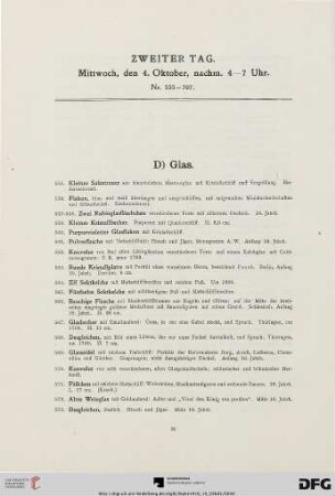 D) Glas (Nr. 555-639)