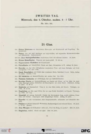D) Glas (Nr. 555-639)