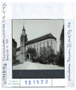 Würzburg: Deutschordenskirche von SO