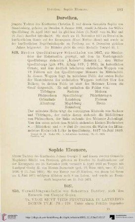 Dorothea (Nr. 849)