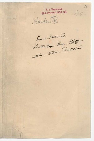 General Baeyer und Lieut. u. Ingen. Geogr. Wolff, mittlere Höhe v. Deutschland.