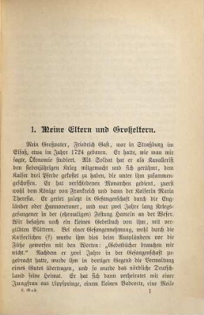 Ein Gast auf Erden und sein Pilgerlauf in der Alten und Neuen Welt : eine Selbstbiographie niedergeschrieben für seine Kinder und Kindeskinder