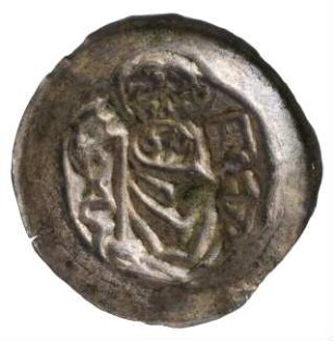 Münze, Matthiaspfennig, 15.Jh.