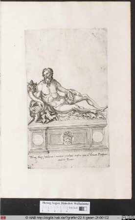 Skulptur des Tiberinus.