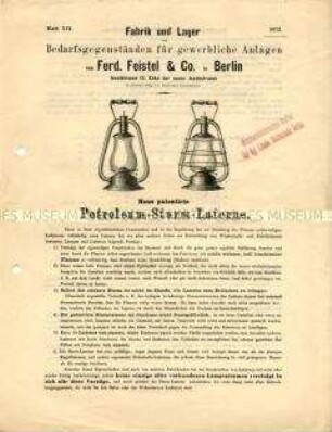 Petroleum-Sturm-Laterne.