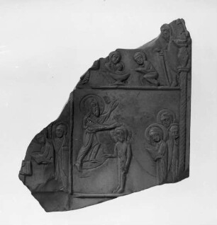 Relieftafel mit Festtagsdarstellungen, Fragment