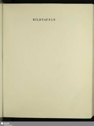 Bildtafeln