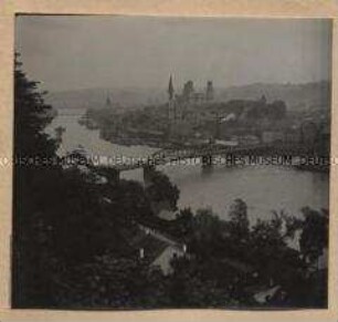 Passau, Blick vom Veste Oberhaus