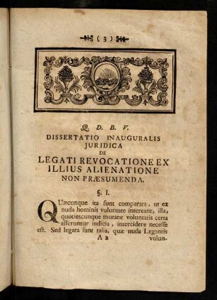 3-20, De Legati Revocatione Ex Illius Alienatione ...