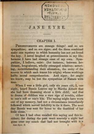 Jane Eyre : an autobiography ; in two volumes, 2