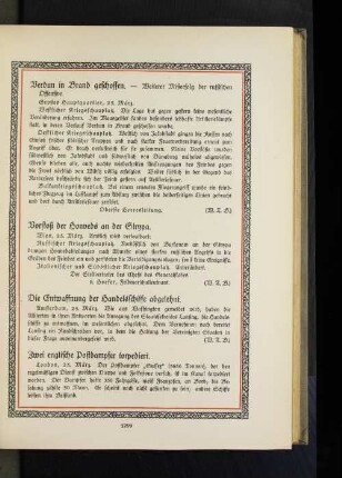 Zwei englische Postdampfer torpediert.