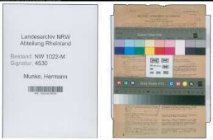Entnazifizierung Hermann Munke , geb. 13.11.1887 (Stadtinspektor)