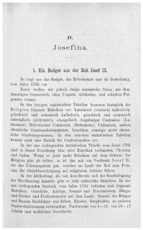IV. Josefina