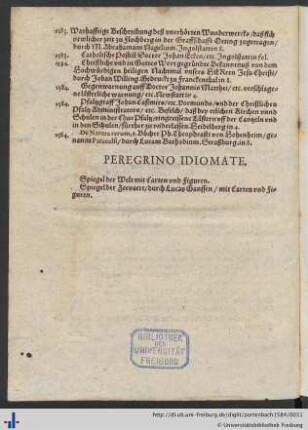 Peregrino Idiomate.