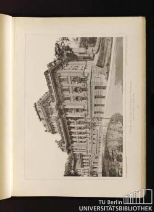 53. Façade des königl. Hoftheaters in Wiesbaden. Architekten: Fellner & Helmer, Wien.
