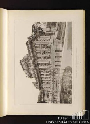 53. Façade des königl. Hoftheaters in Wiesbaden. Architekten: Fellner & Helmer, Wien.