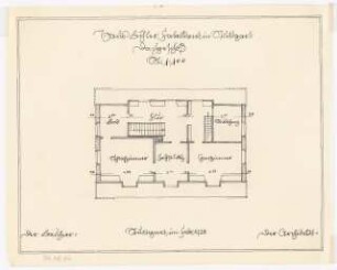 Wohnhaus Bühler, Stuttgart: Grundriss DG 1:100