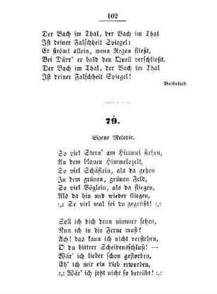 79. Eigene Melodie
