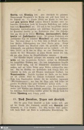 IX. Nach Zwenkau, Pegau und Groitzsch