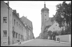 Marienberg. Herzog - Heinrich - Straße - Kirche