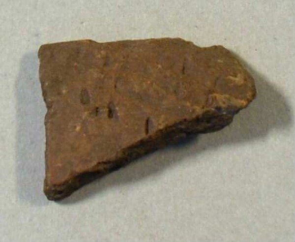 Fragment eines Gefäßes