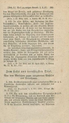 Zum sechs und dreyßigsten Titel