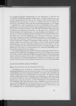 Angeschlossene Bibliotheken