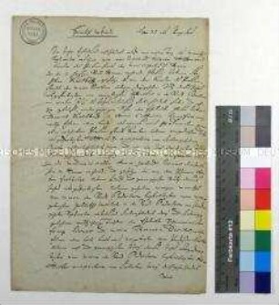 Heiratsurkunde von Stephan Kalthoff und Gertrud Bruns