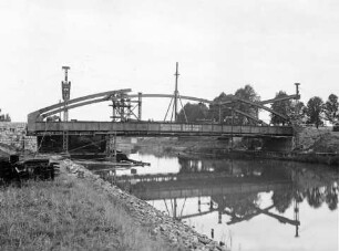 Bau der Prinz-Brücke in Hiltrup/Dortmund-Ems-Kanal