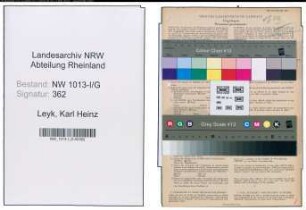 Entnazifizierung Karl Heinz Leyk , geb. 14.02.1921 (Kaufmann)