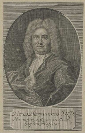 Bildnis des Petrus Burmannus