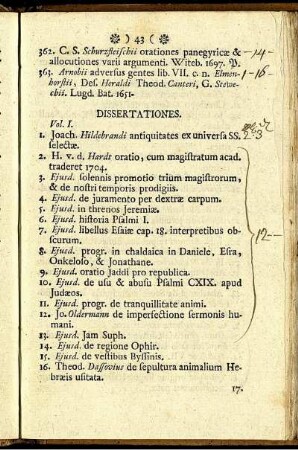Dissertationes.