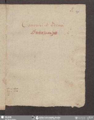 Canonici et Decani Budissinenses