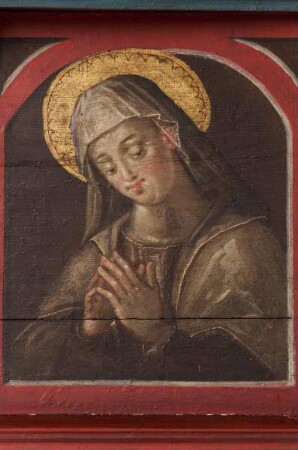 Marienaltar — Betende Heilige