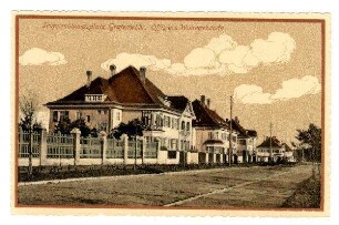 Nr. 124770: Truppenübungsplatz Grafenwöhr. Offiziers-Wohngebäude (mit Zensurvermerk 14.02.1916)