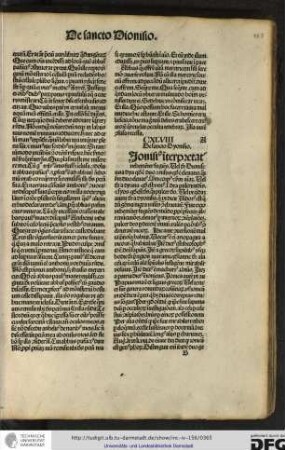 CXLVIII. De sancto Dyonisio.