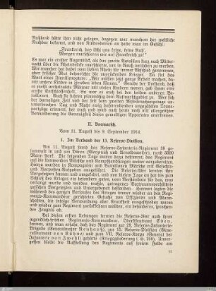 II. Vormarsch
