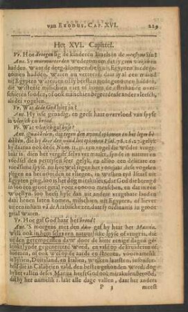 Het XVI. Capittel
