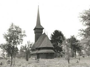 Bogdan Voda (Maramures), Rumänien. Holzkirche (17. Jh.)