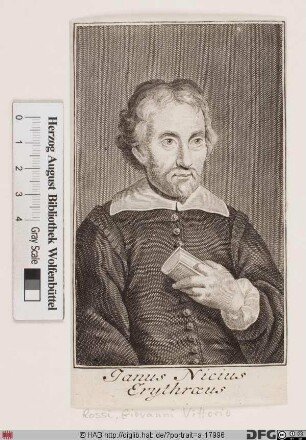 Bildnis Gian Vittorio Rossi (lat. Janus Nicius Erythraeus)