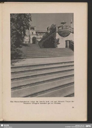 Treppe der Potsdamer Orangerie