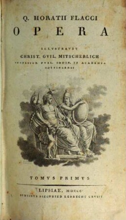 Q. Horatii Flacci Opera, Tomvs Primvs