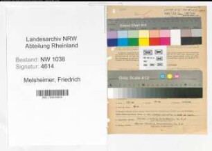 Entnazifizierung Friedrich Melsheimer , geb. 22.04.1889 (Beamter)