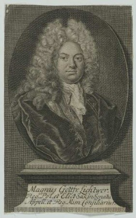 Bildnis des Magnus Gottfried Lichtwer d. Ä.
