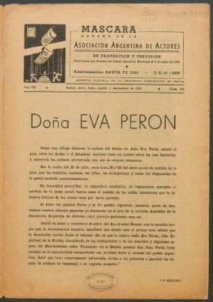 Doña Eva Perón