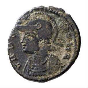 Münze, Follis, Aes 3, 332 - 333 n. Chr.