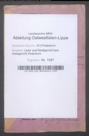 Erblasser: Barlach, Wilhelmine, geb. Brockmann: