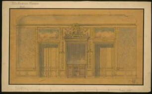 Villa Siemens, Berlin-Wannsee: Wandabwicklung Saal 1:25