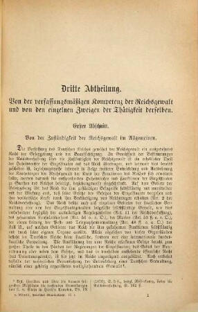 Das Staats-Recht des deutschen Reiches, 2,1
