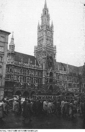 Nürnberg, München, Wien, Stadtansichten, 1957